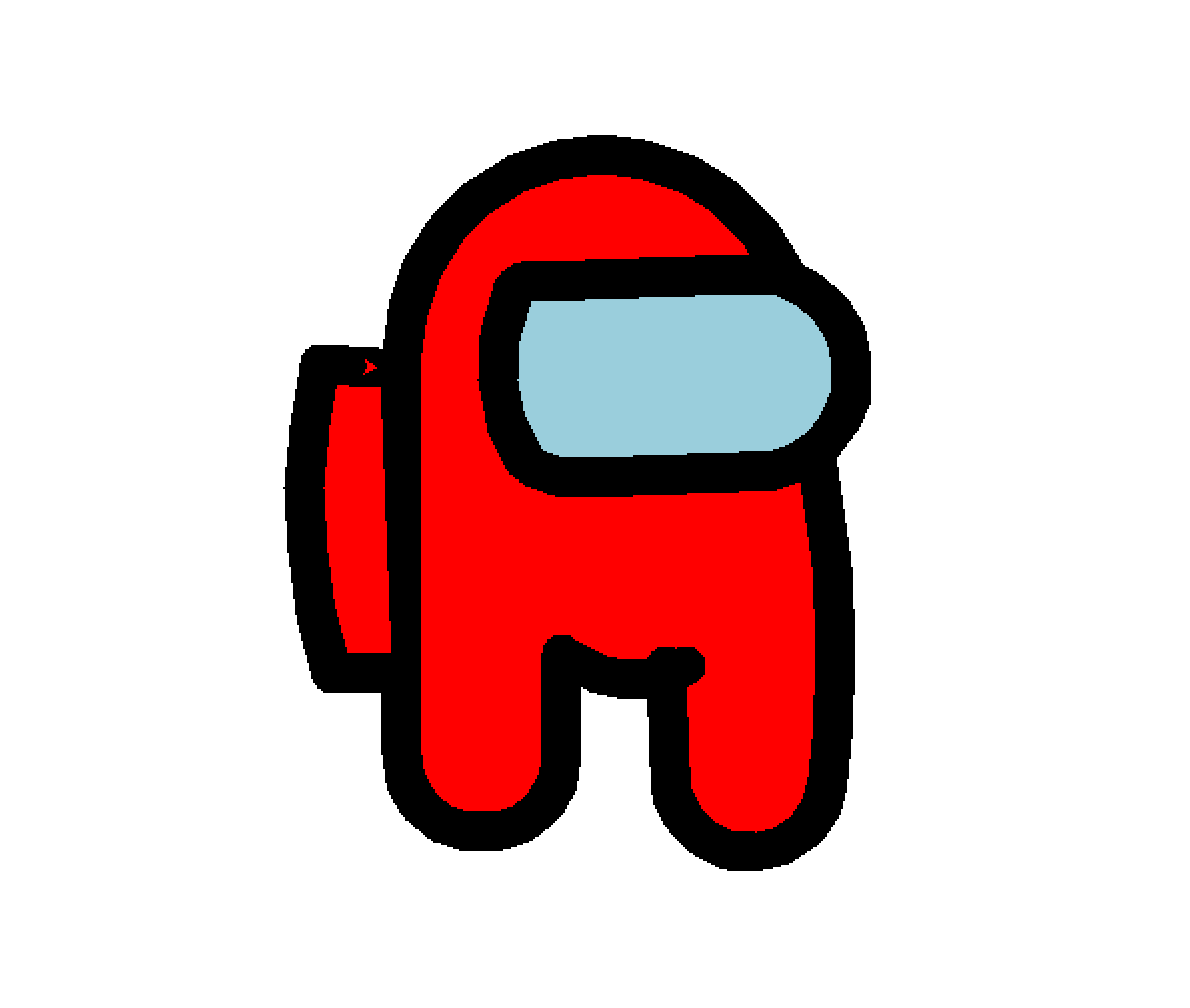 Among us character using Python’s Turtle