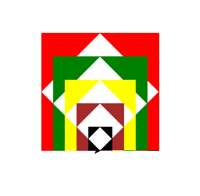 Square-in-Square Design using Python’s Turtle